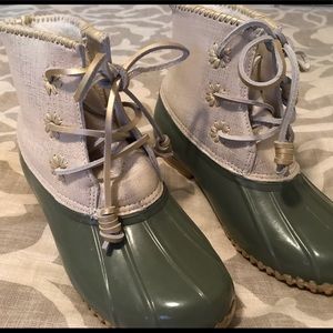 Jack Rogers Duck Boots- size 8 BRAND NEW