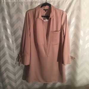 TOPSHOP Blush Shirt Dress TOPSHOP Blush Shirt Dress