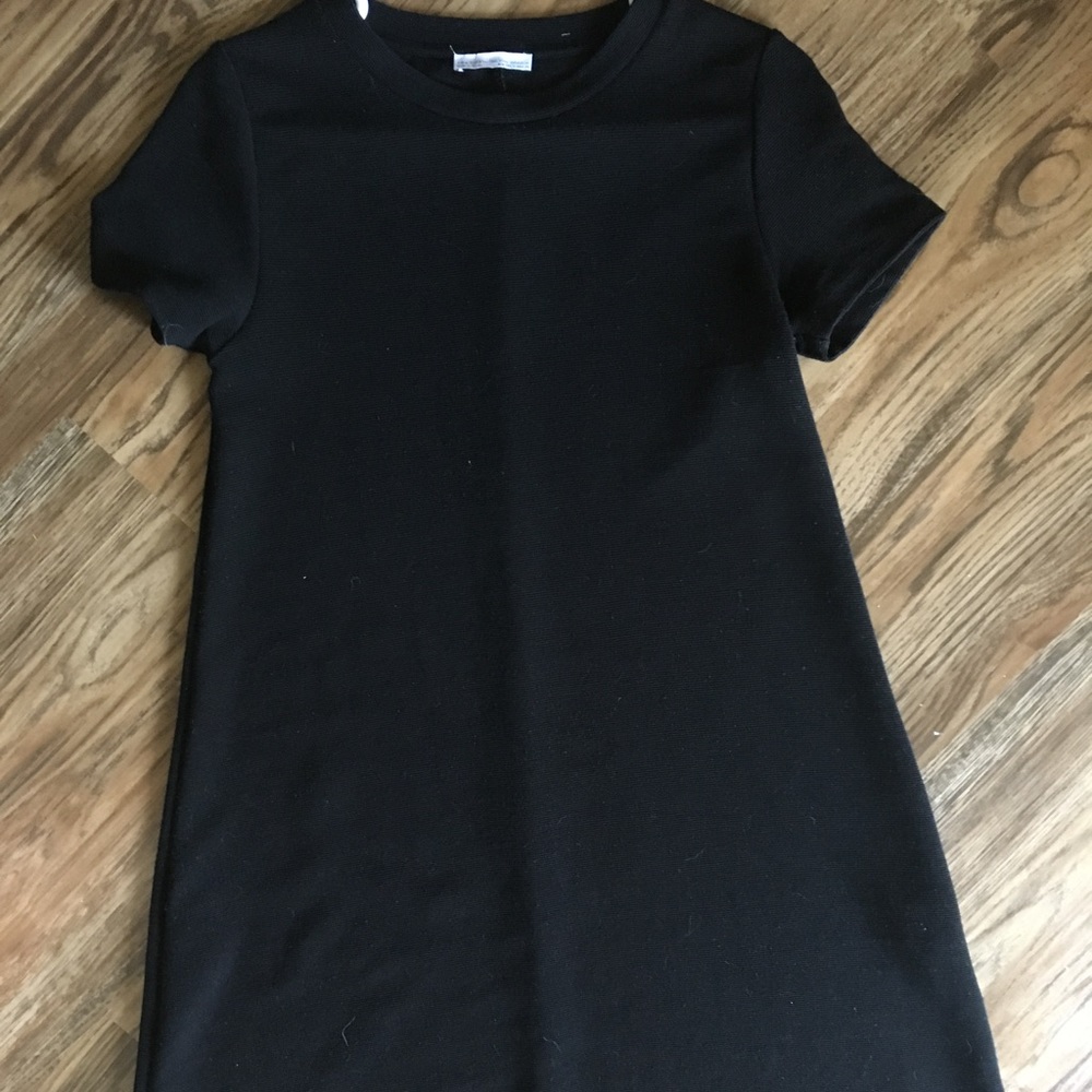 Black textured Zara dress