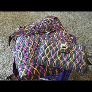 Vera Bradley Crossbody Purse w/matching wallet
