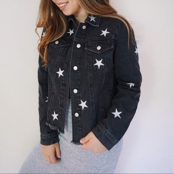 ⭐️ LAST ONE ⭐️ STAR GIRL Denim Jacket - Picture 3 of 5