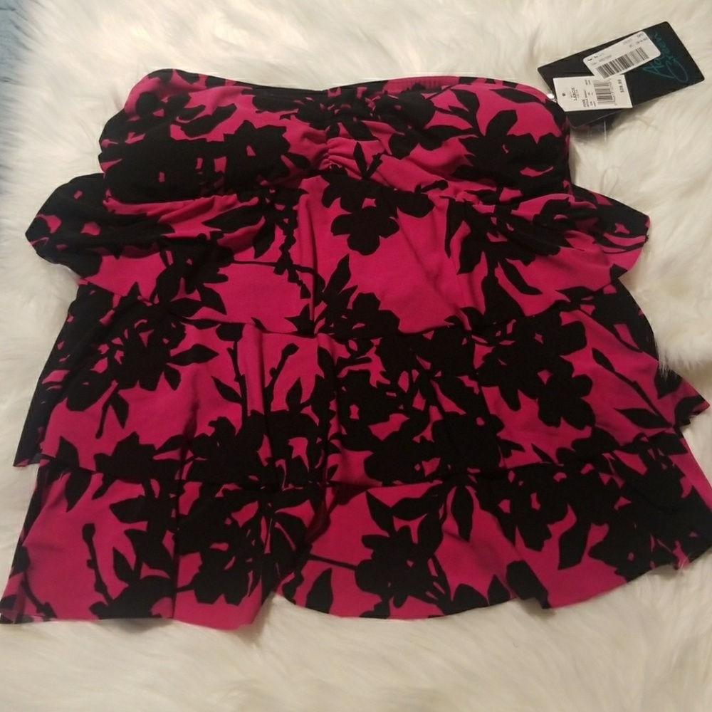 Bathing suit tanking top nwt size large