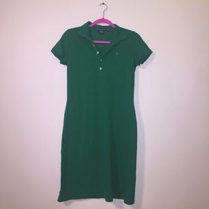 RALPH LAUREN GREEN DRESS