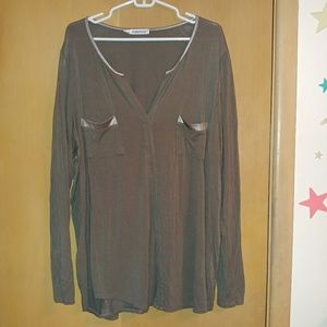 Maurices Satin Stretch Shirt Maurices Satin Stretch Shirt
