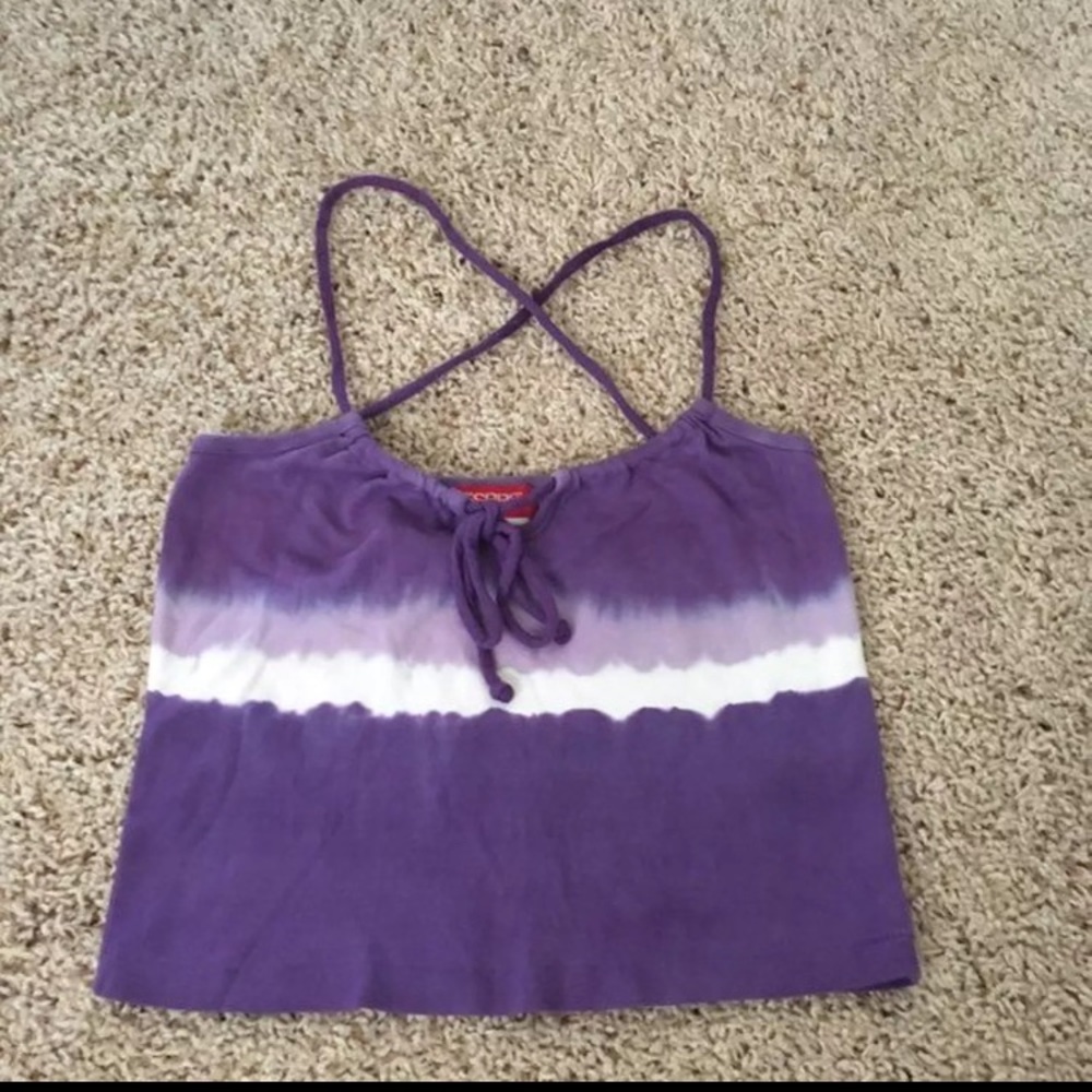 Purple crop top