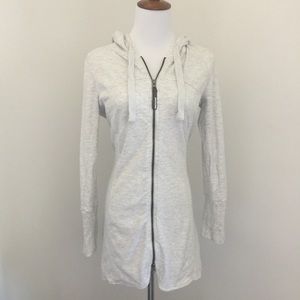 Mondetta long length fitted workout Zip Up hoodie