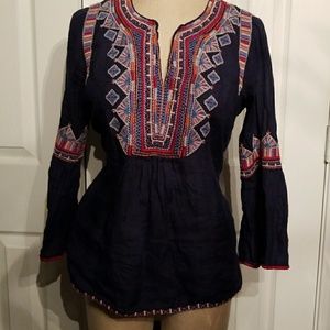 Johnny Was bell sleeve top