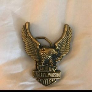 Vintage Harley Davidson Belt Buckle