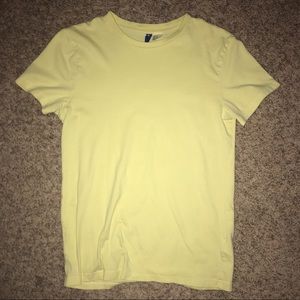 yellow tee