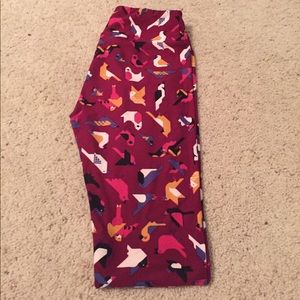 Lula Roe bird leggings OS