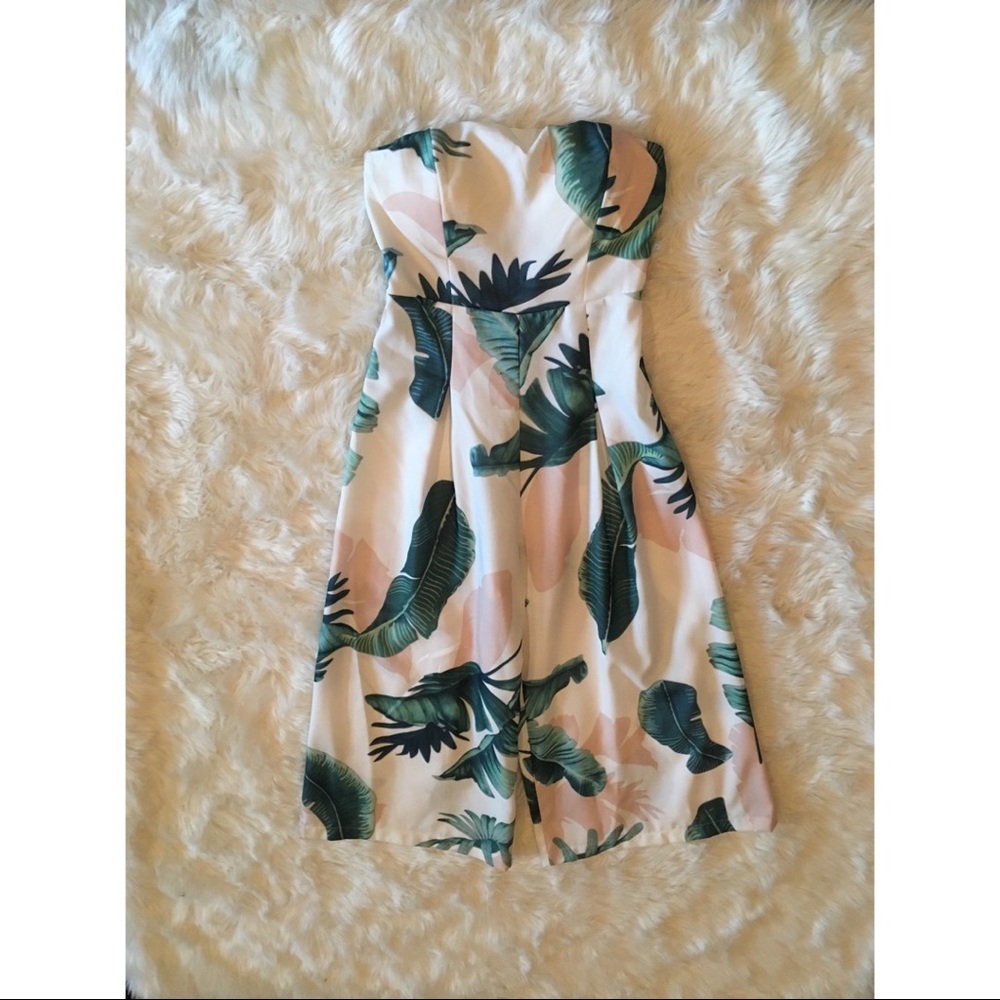 Strapless jumpsuit