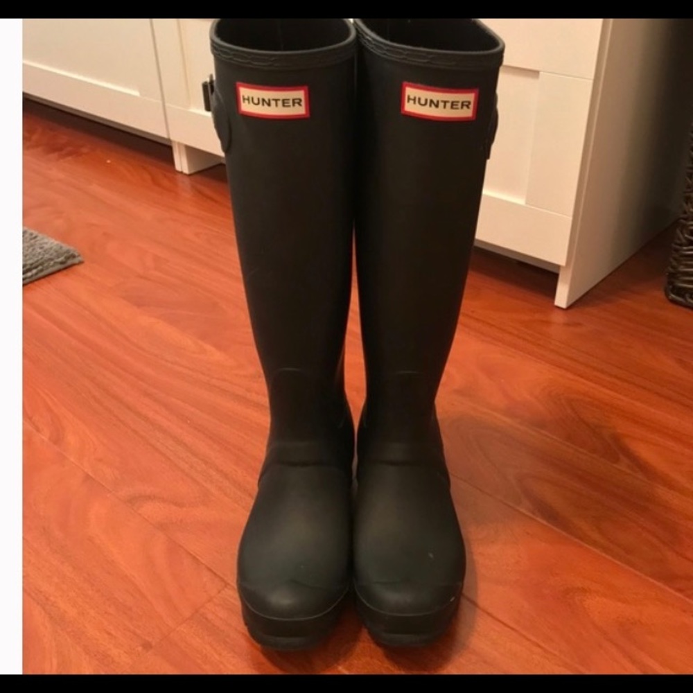 Original Matte Hunter Boots Women size 6