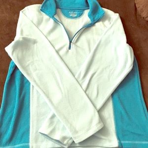 Tek Gear, Teal and Blue Pull-Over Fleece Sweater