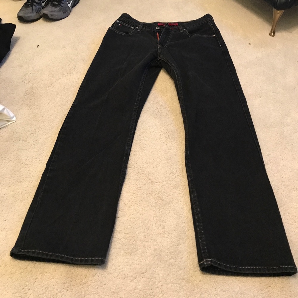 Gently worn Black Tommy jeans