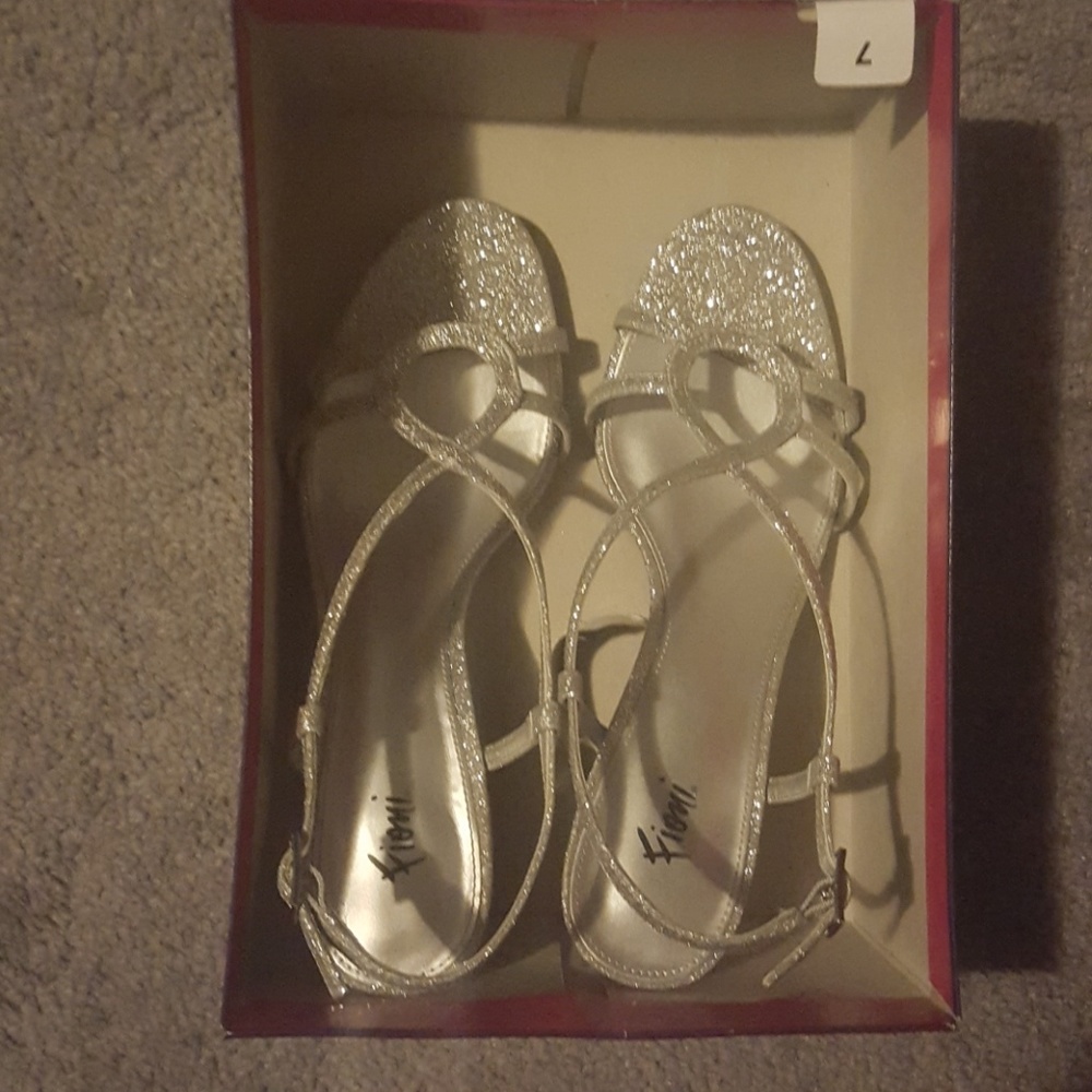 Silver heels