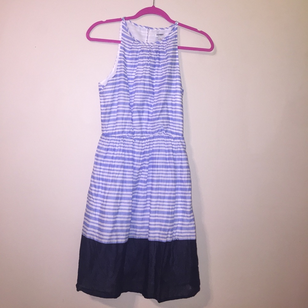 OLD NAVY BLUE STRIPED DRESS