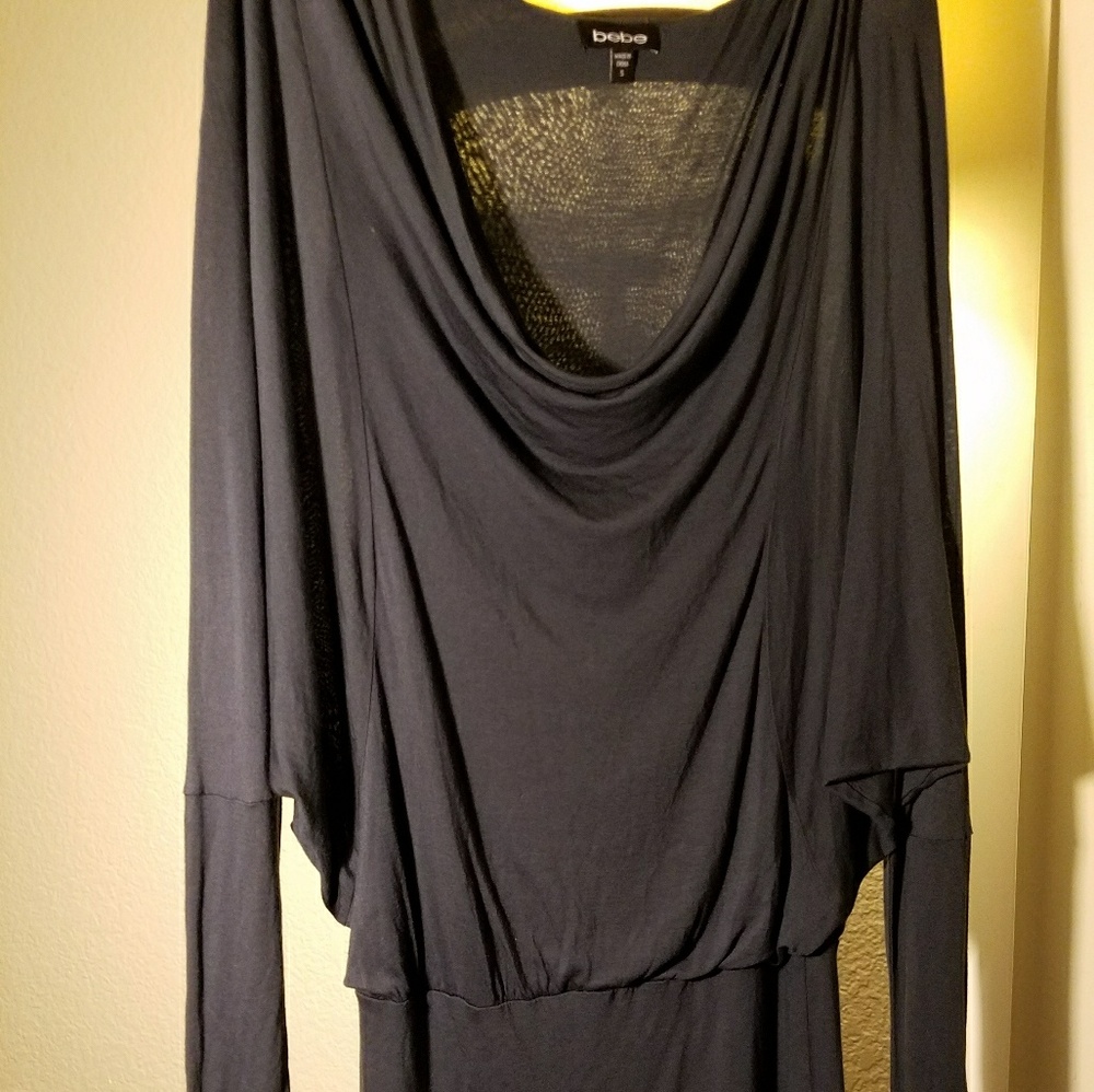 Bebe long sleeve Cotton Dress