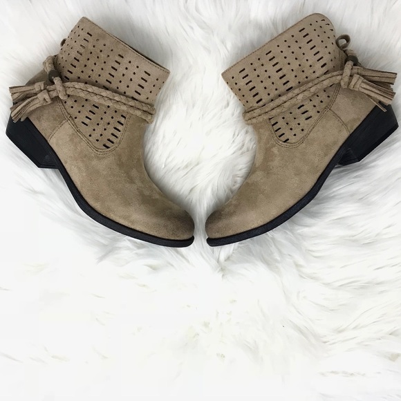 Boho Wrap Around Tassel Ankle Boots - Picture 4 of 7