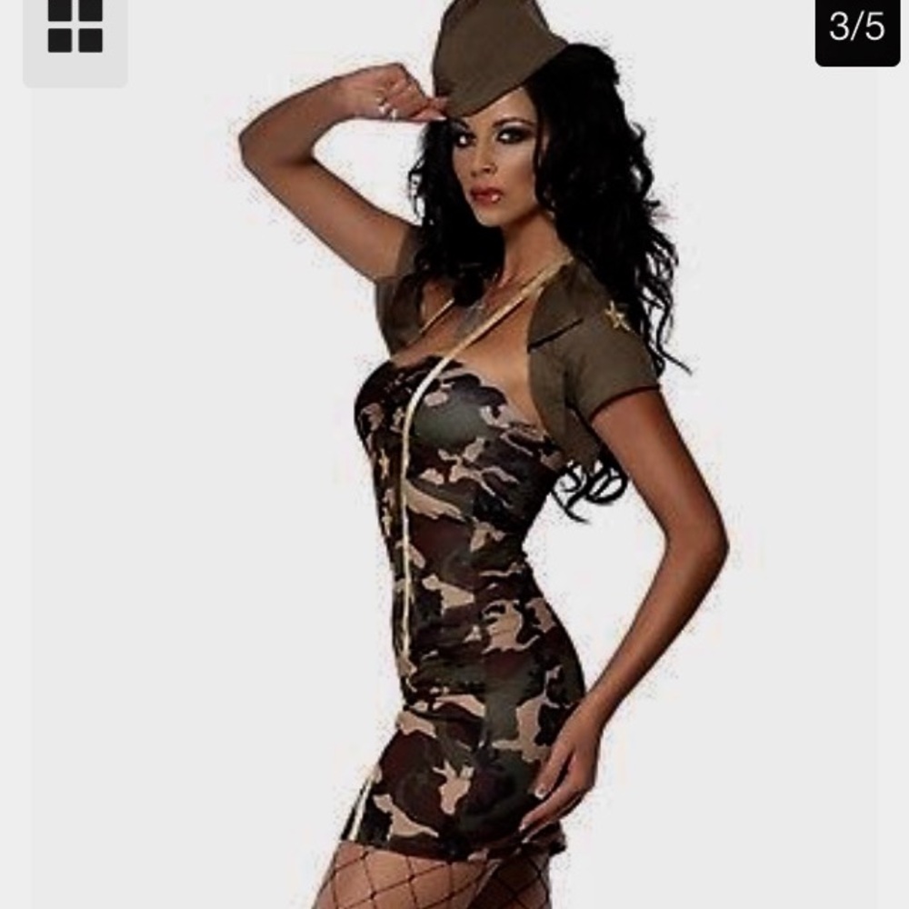 Sexy army Halloween costume