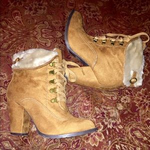 Fluff Fur Ankle Boots