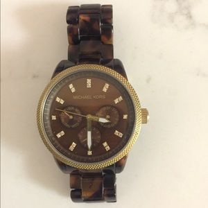 Michael Kors Tortoise Watch