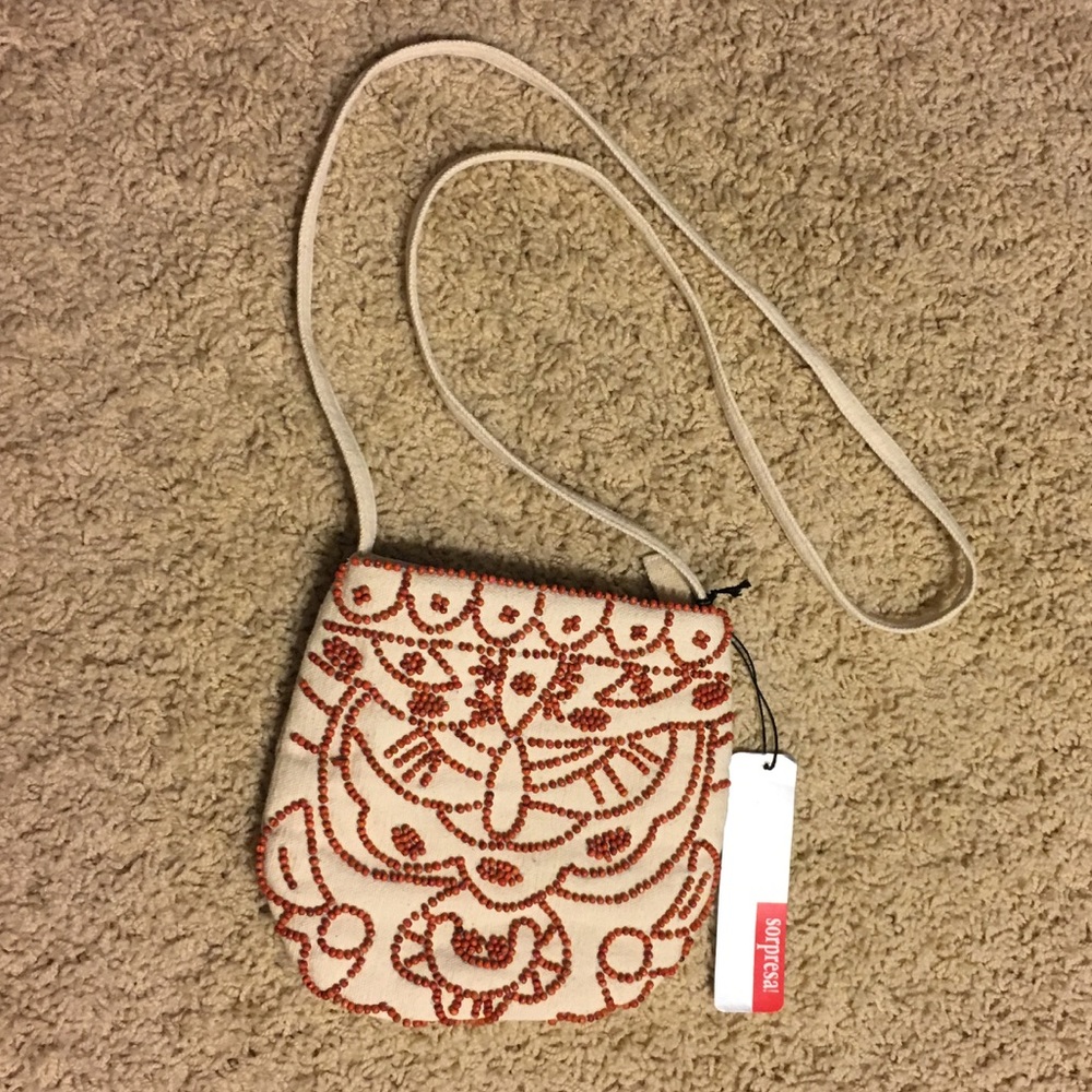Beaded Crossbody Bag