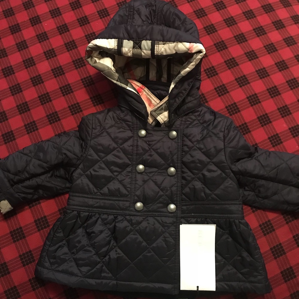 100% original Burberry jacket for a baby girl.