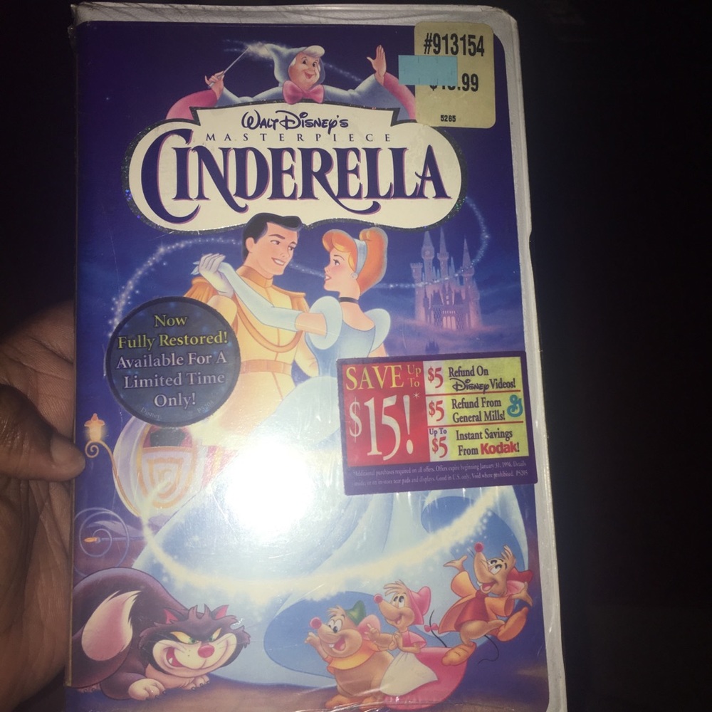 Brand New never opened Cinderella VHS