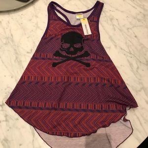 SoulCycle NWT purple skull tank SoulCycle NWT purple skull tank