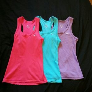 BUNDLE OF 3 💙 NIKE DRI FIT TANK TOPS BUNDLE OF 3 💙 NIKE DRI FIT TANK TOPS