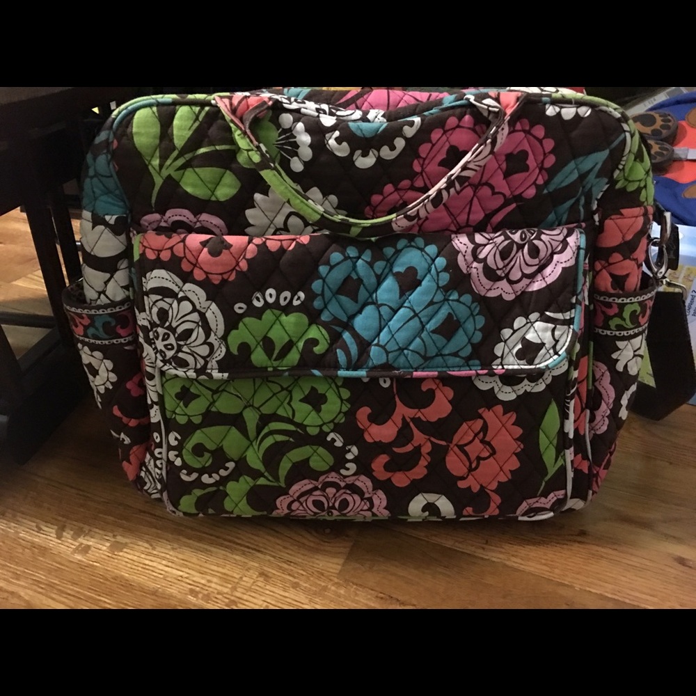 Vera Bradley convertible baby bag