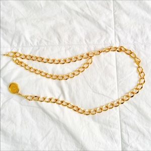 Vintage Authentic Chanel Gold Chain Belt/Necklace Vintage Authentic Chanel Gold Chain Belt/Necklace