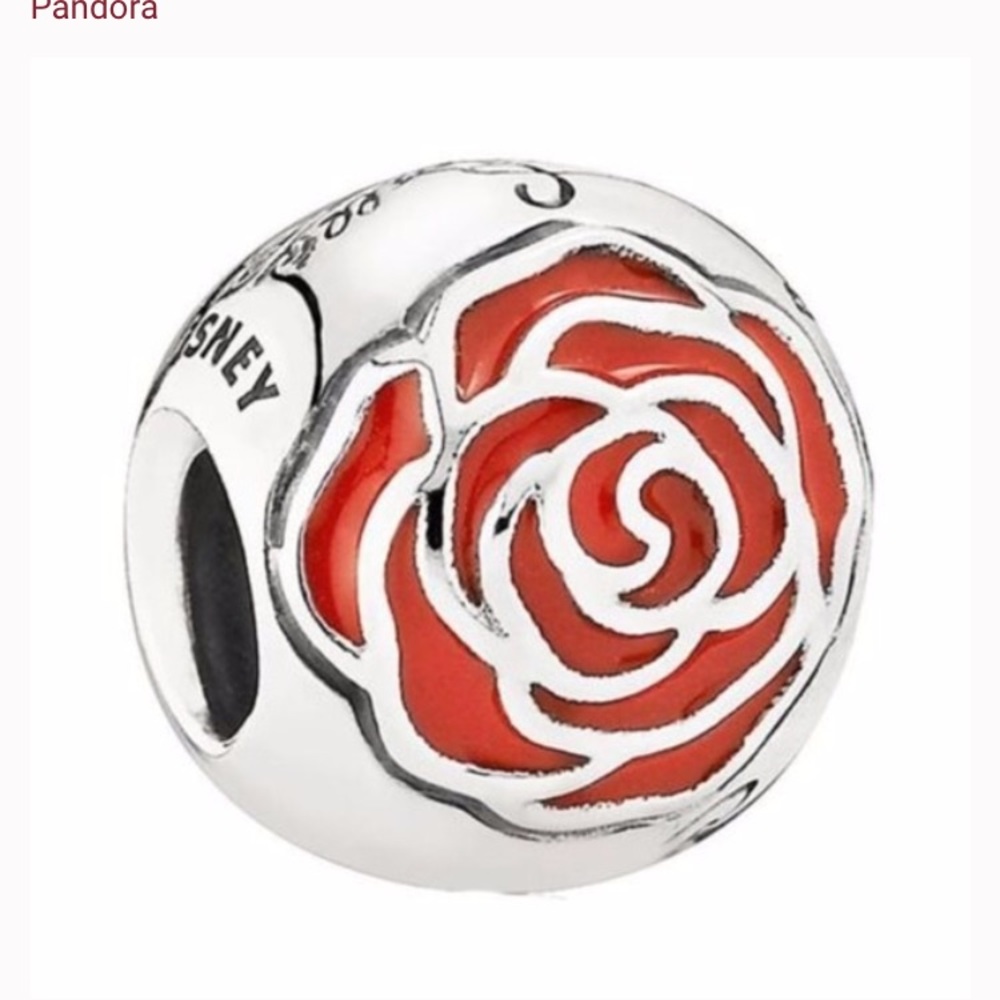 Disney Beauty & the Beast Belle Rose Charm