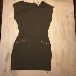 Michael Kors Army Green Jersey Dress