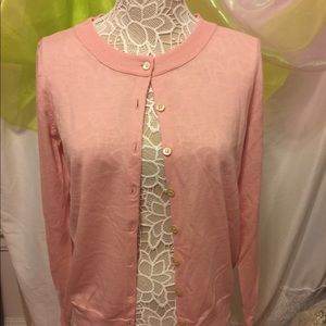 J crew pink cardigan J crew pink cardigan