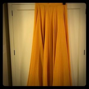 Yellow Maxi Skirt Yellow Maxi Skirt