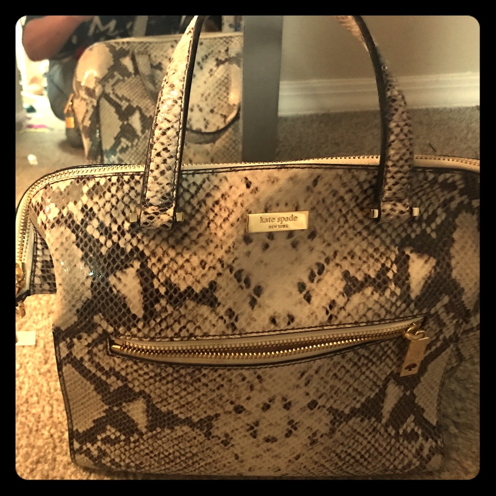 Kate Spade ♠️ Brand new snake print purse