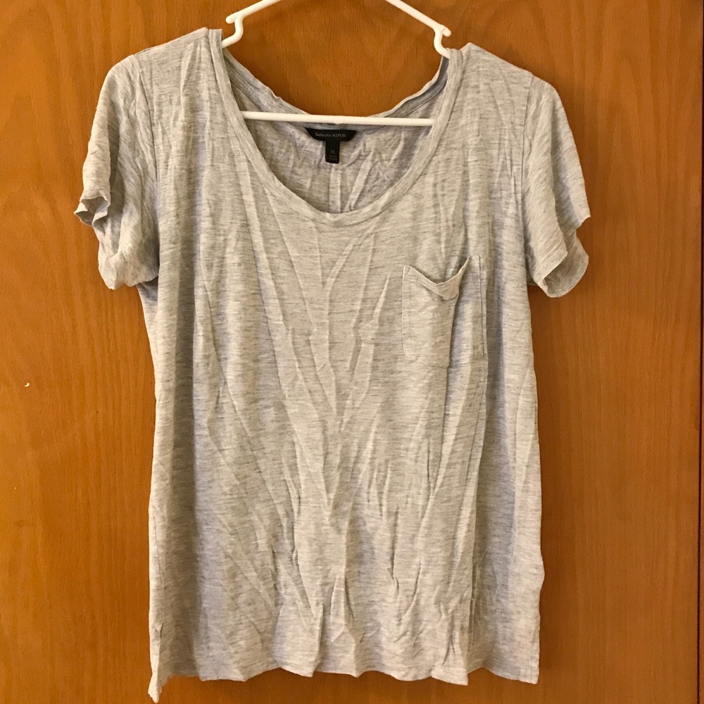 Banana t shirt gray