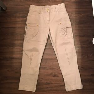 BCBG MAXAZRIA Khaki Capri pants