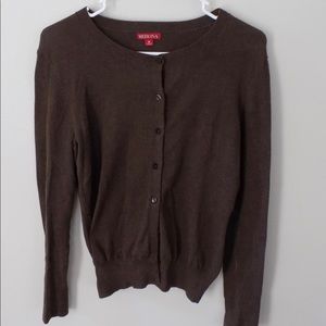 Mossimo Brown Cardigan