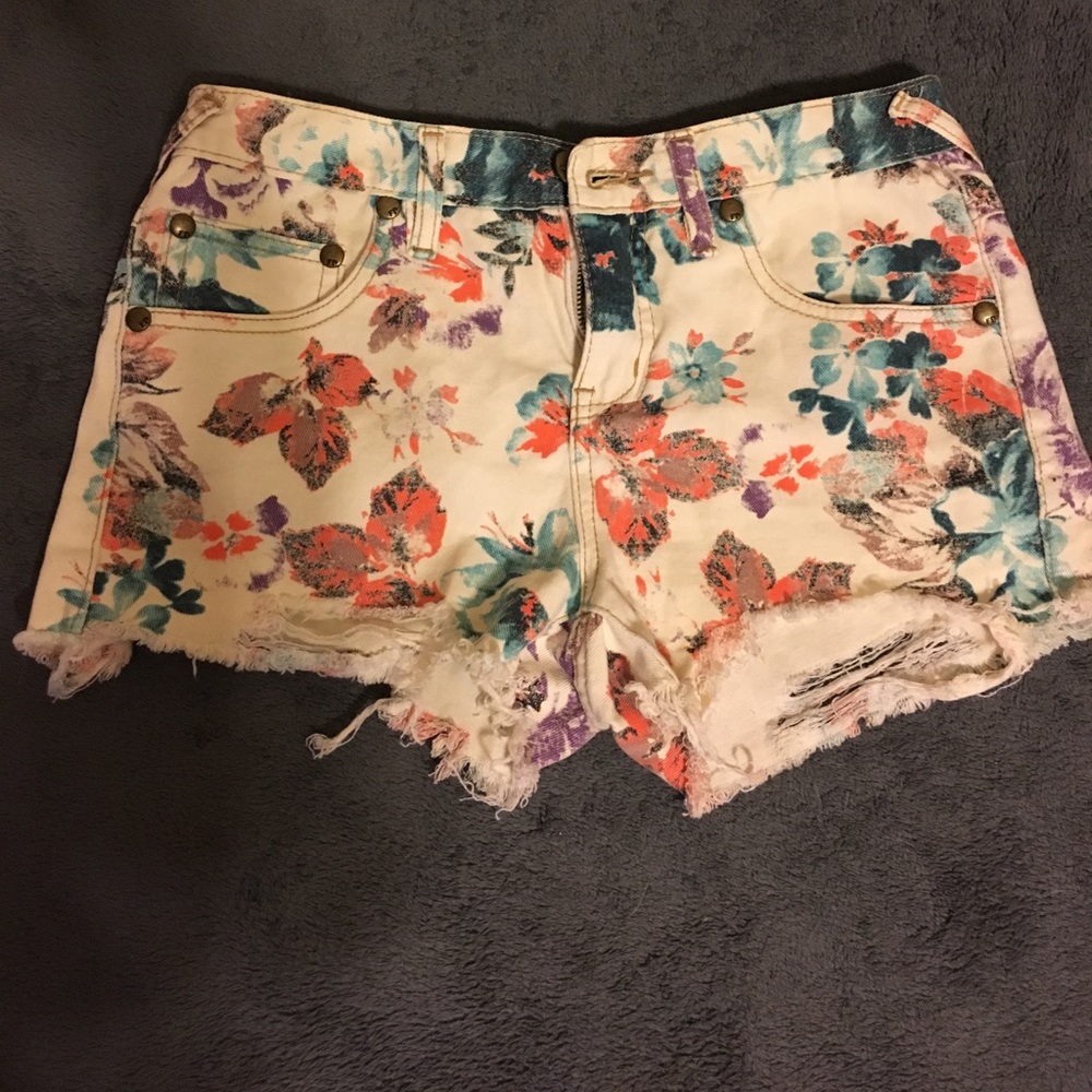 Floral free People shorts