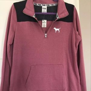 🚫SOLD ON Ⓜ️🚫NWT VS PINK 1/4 zip