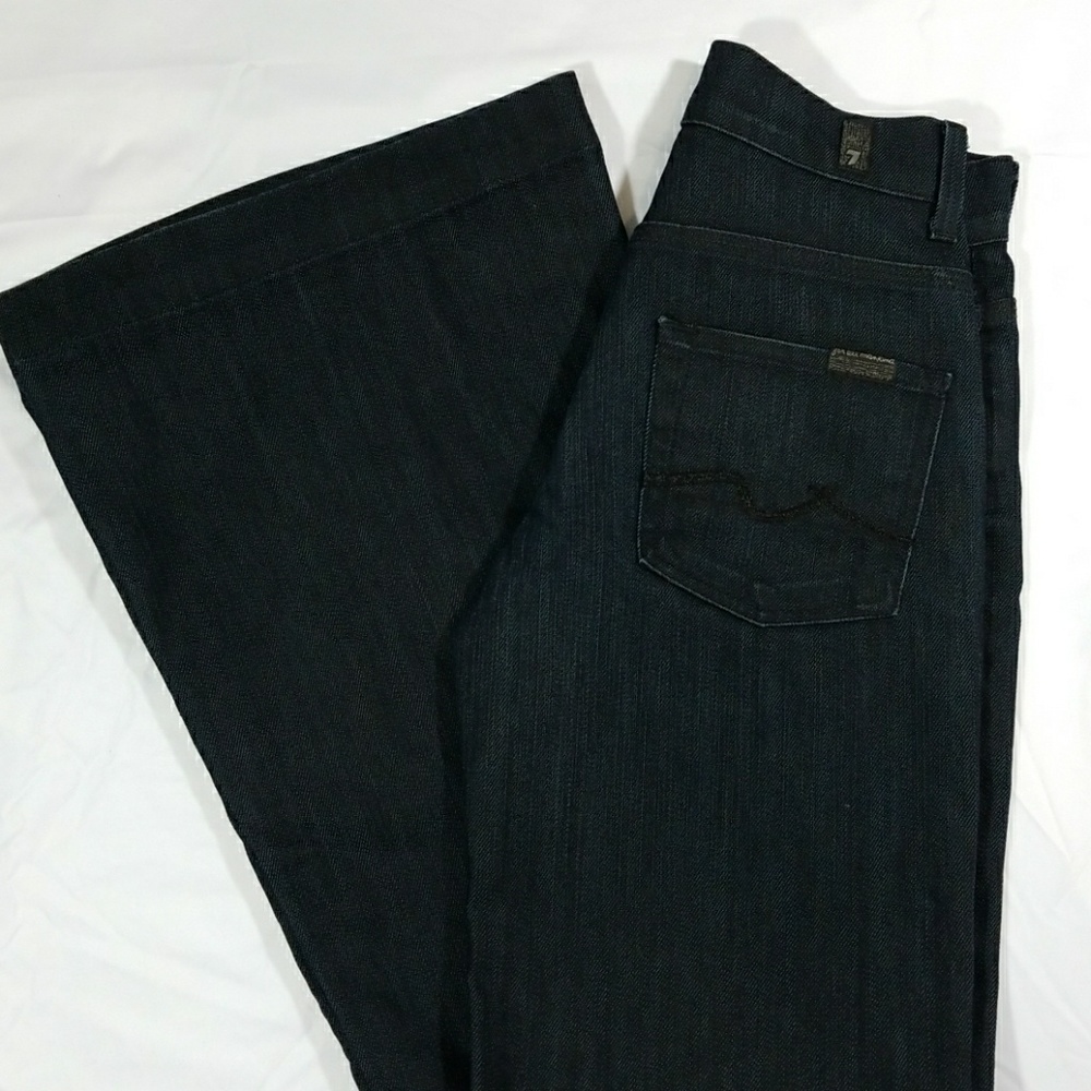 7 for All Mankind ginger sz 30 wide leg jeans