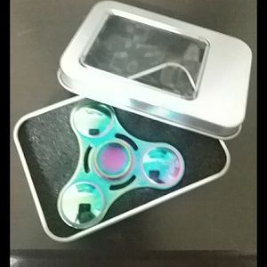 Chrome fidget spinner