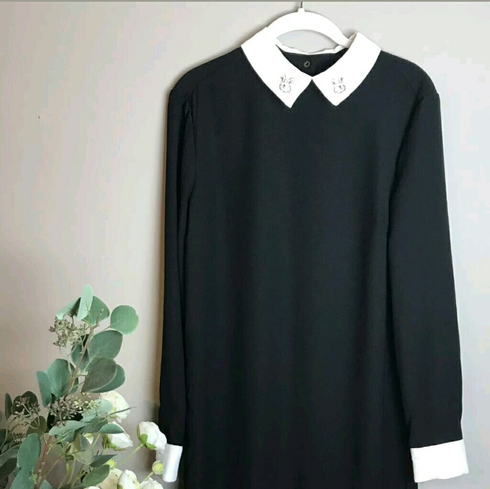 XS Victoria Beckham Black Bunny Dress - Picture 4 of 7