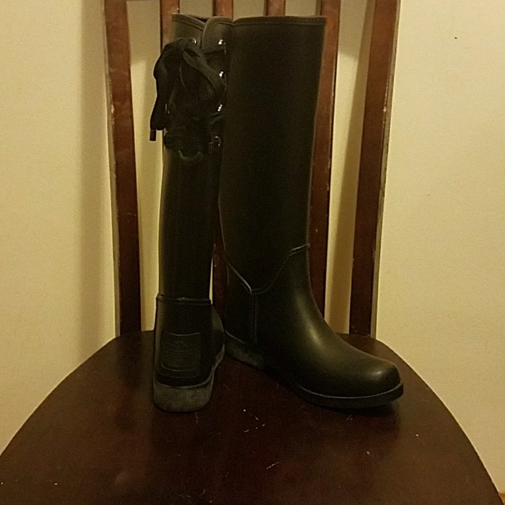 Coach rain boots