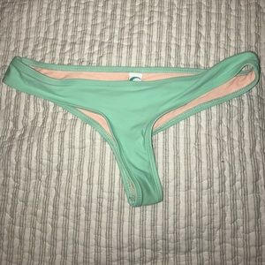 KOVEY Seafoam cheeky bikini bottoms M