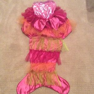 EUC Girl's Mermaid Costume, 2 pc leotard&skirt gL