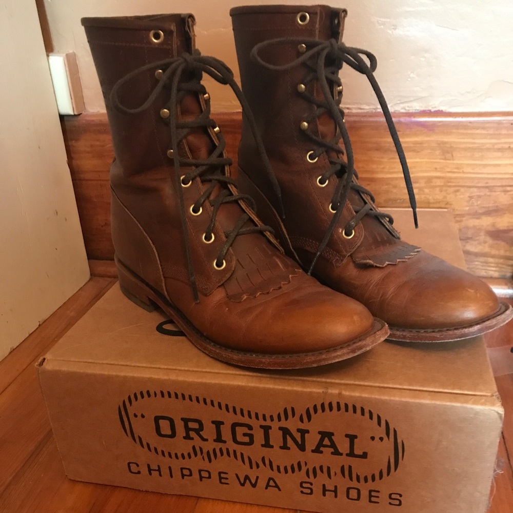 Chippewa 8" Lacer boots