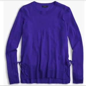 J.Crew Side-slit sweater with ties J.Crew Side-slit sweater with ties
